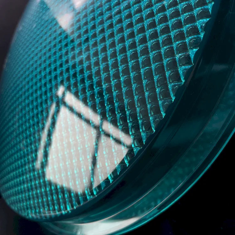 Green PC Signal Fresnel Lens Cover 300mm Type